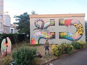 brusk - wall drawing