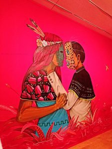 Mur de Saner au Musée d'art contemporain de Lyon pour l'exposition "wall drawings - Icones Urbaines" !