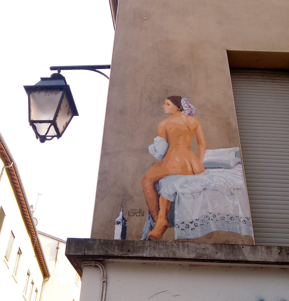 Big Ben street art rue des pierres plantées, Lyon 1er