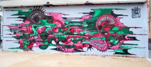babs uv-tpk pour La Gâche place Mazagran, Lyon 7e