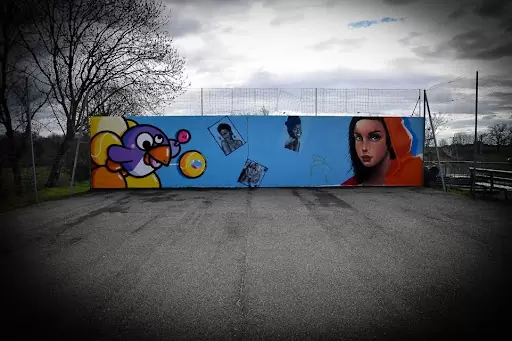 le mur de street-art de Mornant