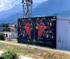 Veks Van Hilik pour le Street Art Fest Grenoble Alpes Edition 2023.
